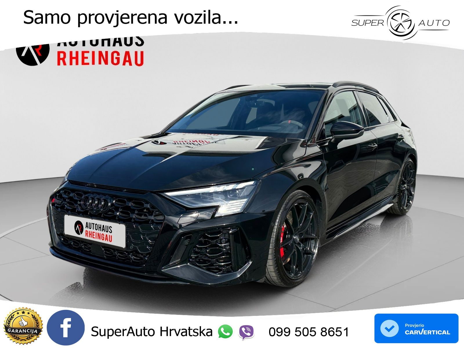 Audi RS3 Sportback 2.5 TFSI (400 KS) quattro S tronic LED+GR SJED+ACC