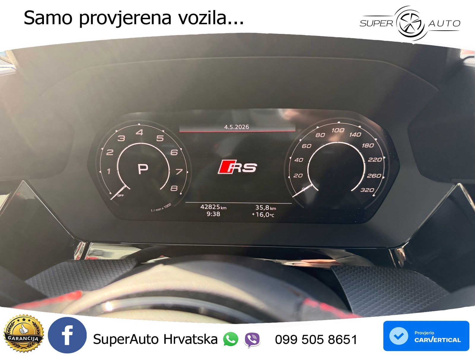 Audi RS3 Sportback 2.5 TFSI (400 KS) quattro S tronic LED+GR SJED+ACC