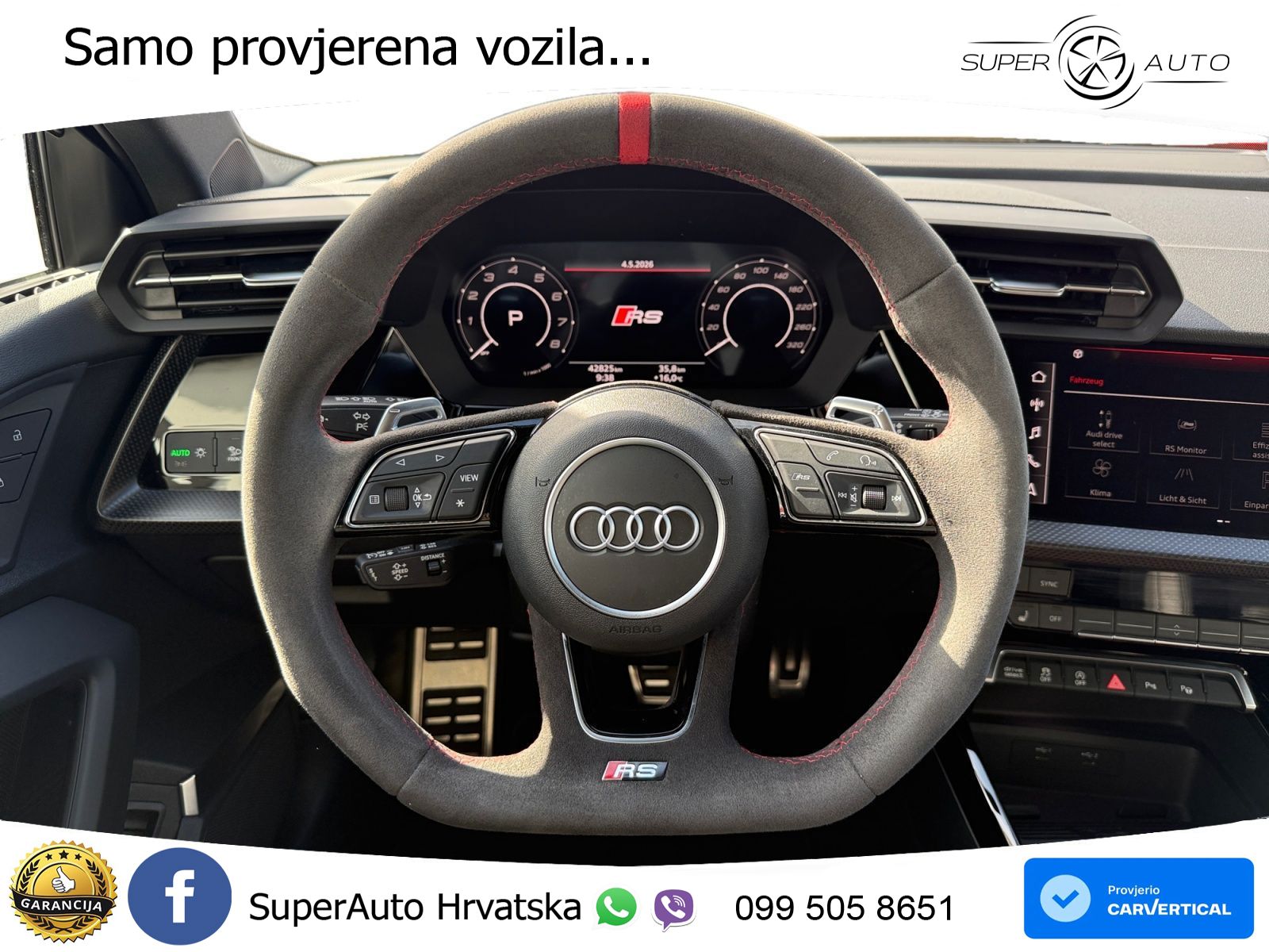 Audi RS3 Sportback 2.5 TFSI (400 KS) quattro S tronic LED+GR SJED+ACC