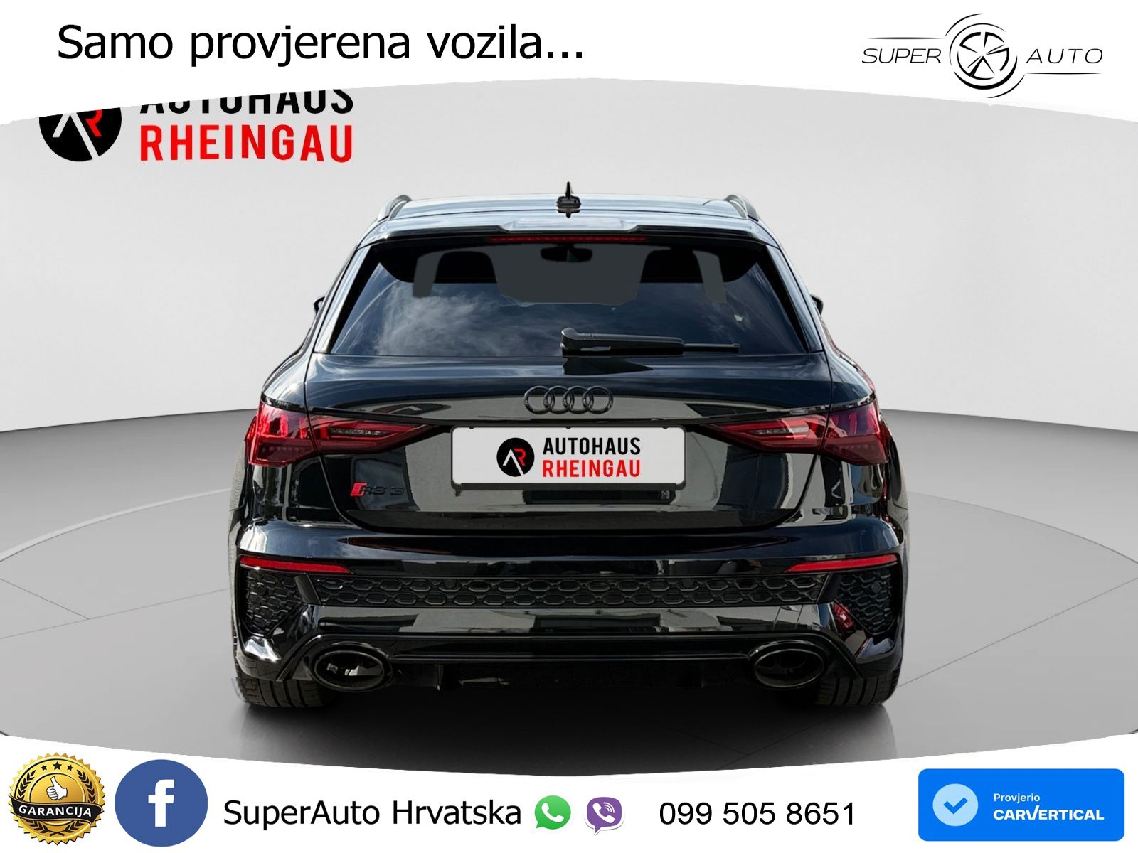 Audi RS3 Sportback 2.5 TFSI (400 KS) quattro S tronic LED+GR SJED+ACC