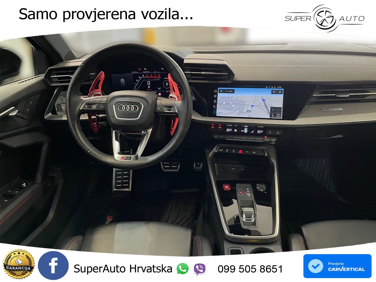 Audi RS3 Sportback 2.5 TFSI (400 KS) quattro S tronic LED+GR SJED+ACC