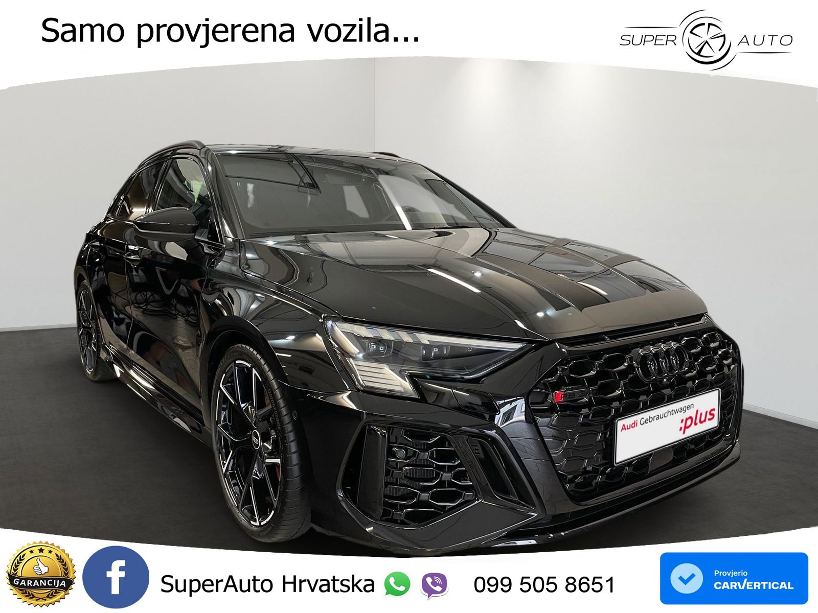 Audi RS3 Sportback 2.5 TFSI (400 KS) quattro S tronic LED+GR SJED+ACC