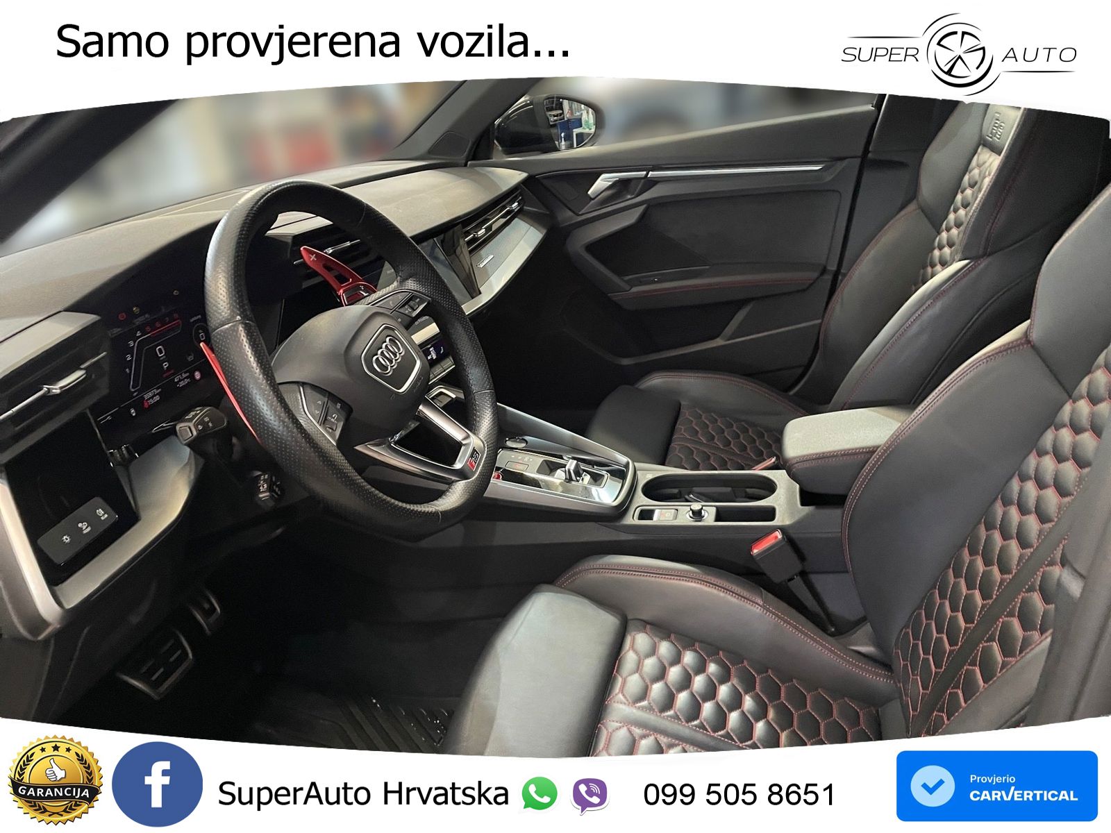 Audi RS3 Sportback 2.5 TFSI (400 KS) quattro S tronic LED+GR SJED+ACC