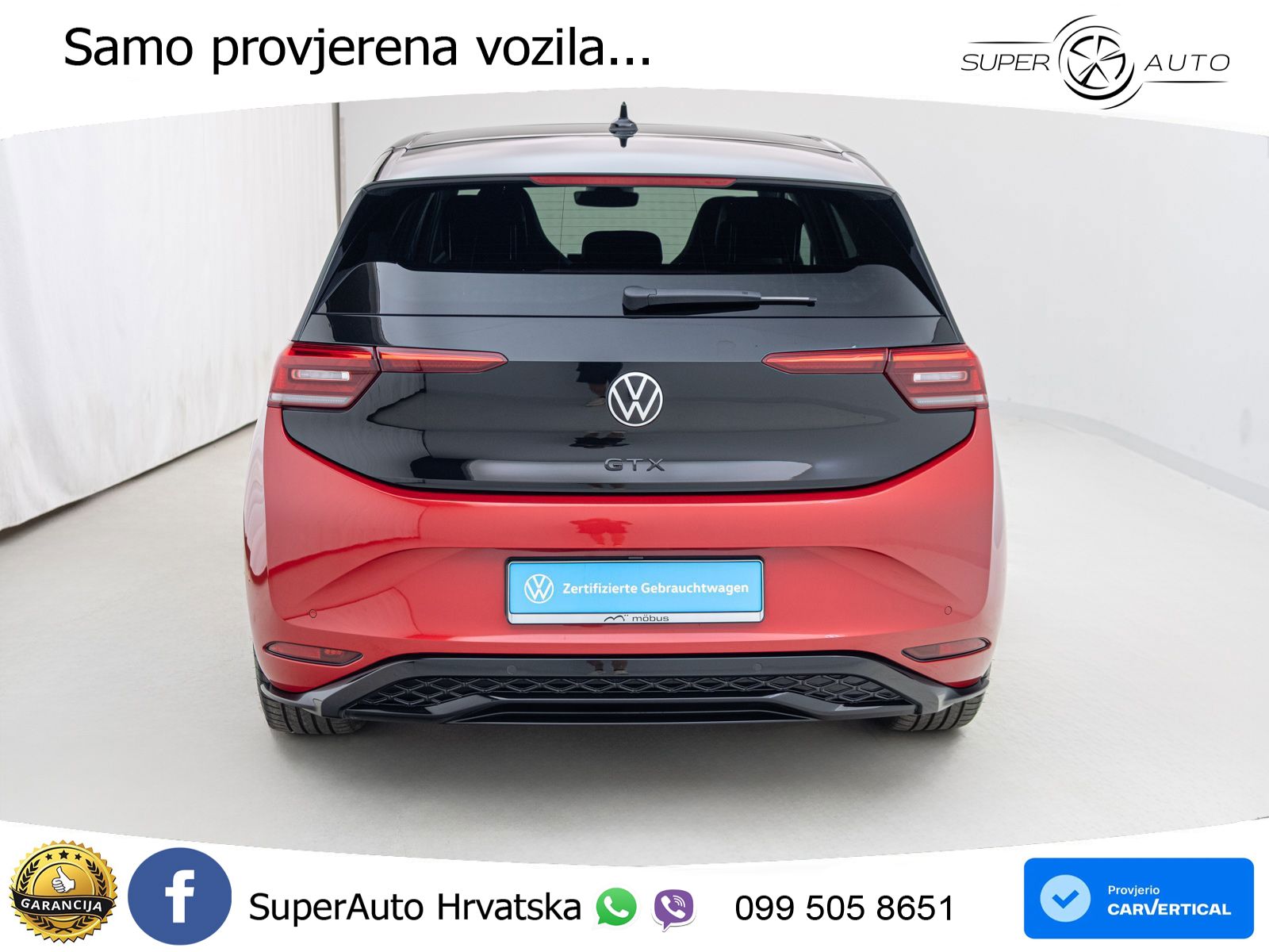 Volkswagen ID.3 GTX 84 kWh (286 KS) LED+GR SJED+ACC
