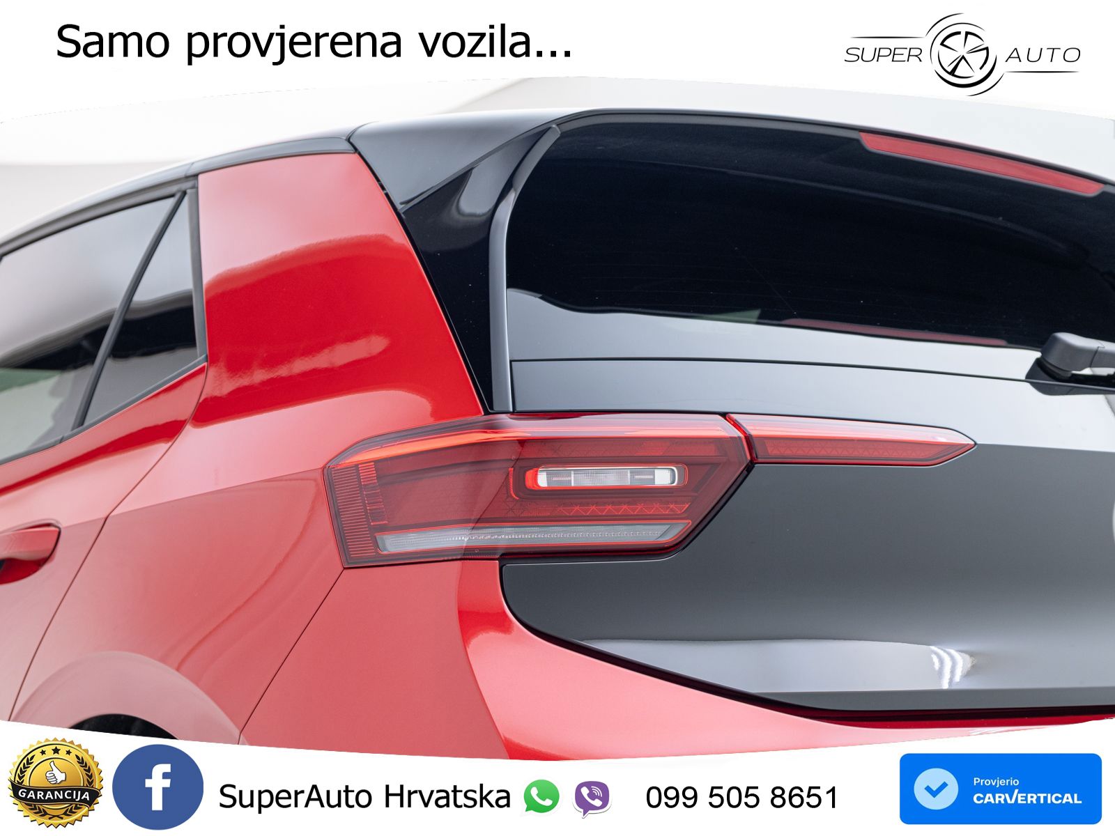Volkswagen ID.3 GTX 84 kWh (286 KS) LED+GR SJED+ACC