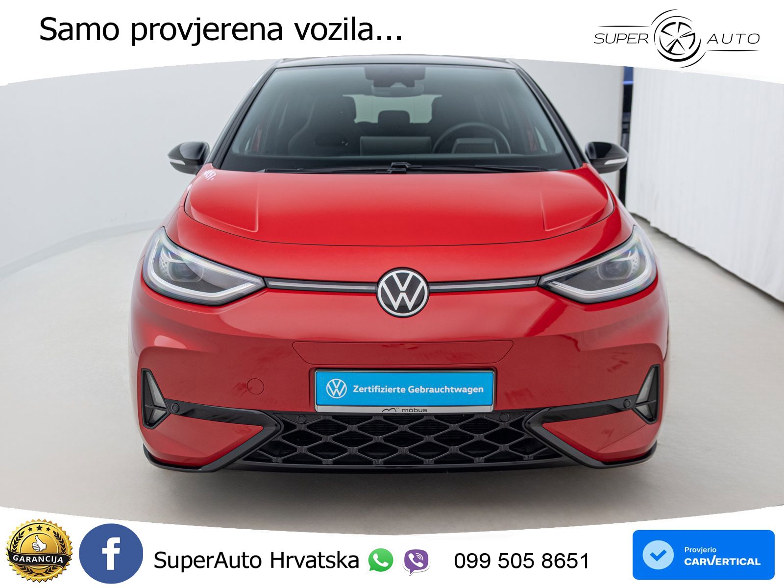Volkswagen ID.3 GTX 84 kWh (286 KS) LED+GR SJED+ACC