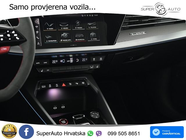 Audi RS3 Sportback 2.5 TFSI (400 KS) quattro S tronic LED+GR SJED+ACC