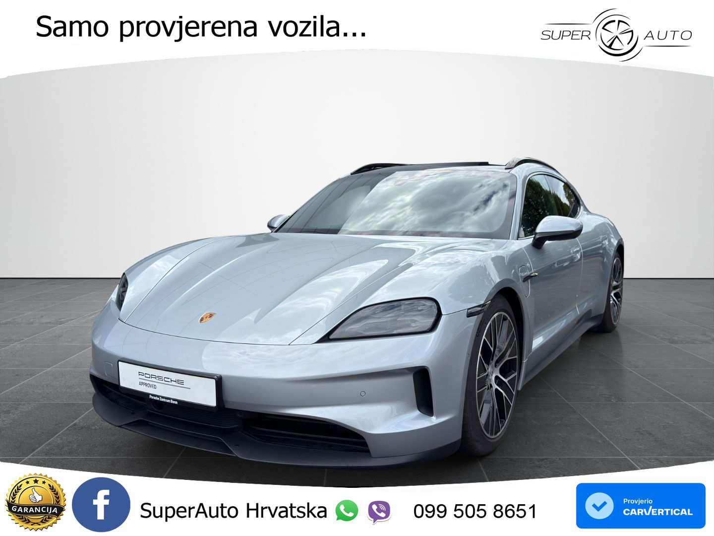 Porsche Taycan Sport Turismo 4S 105 kWh (598 KS)