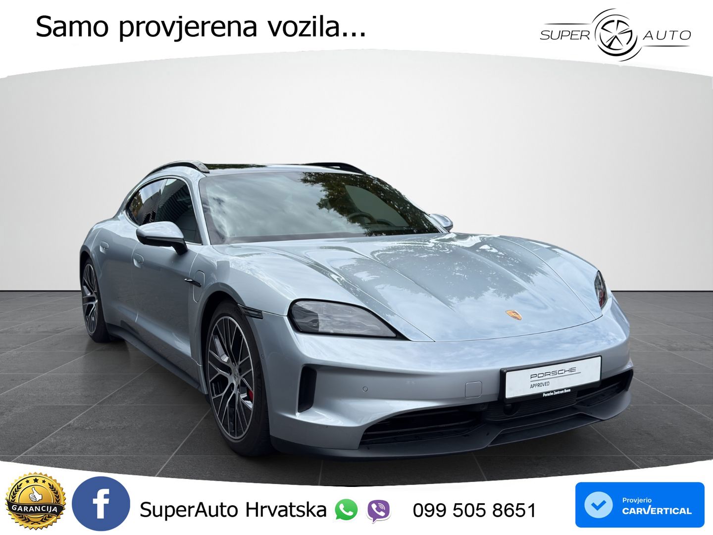 Porsche Taycan Sport Turismo 4S 105 kWh (598 KS)