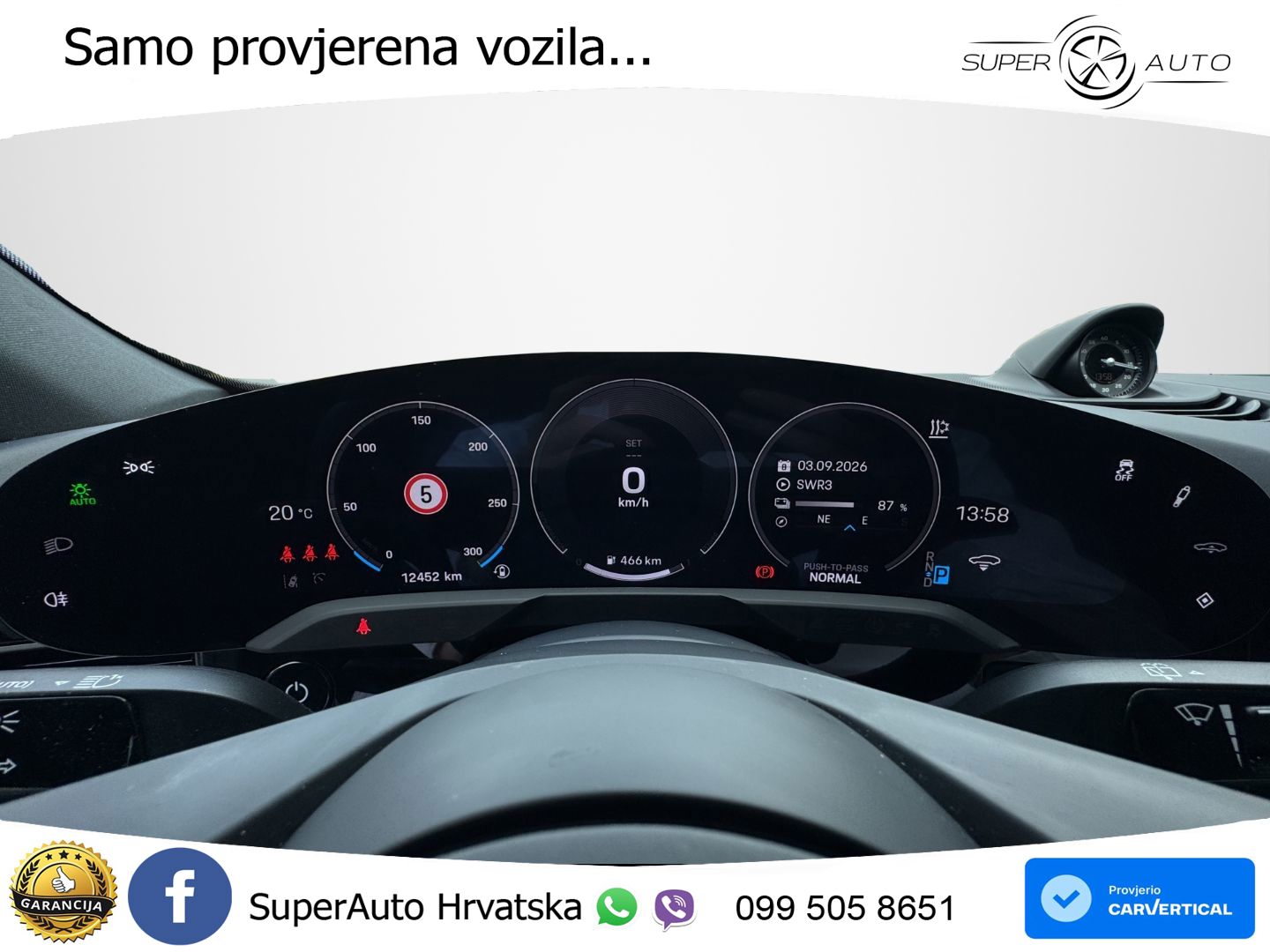 Porsche Taycan Sport Turismo 4S 105 kWh (598 KS)
