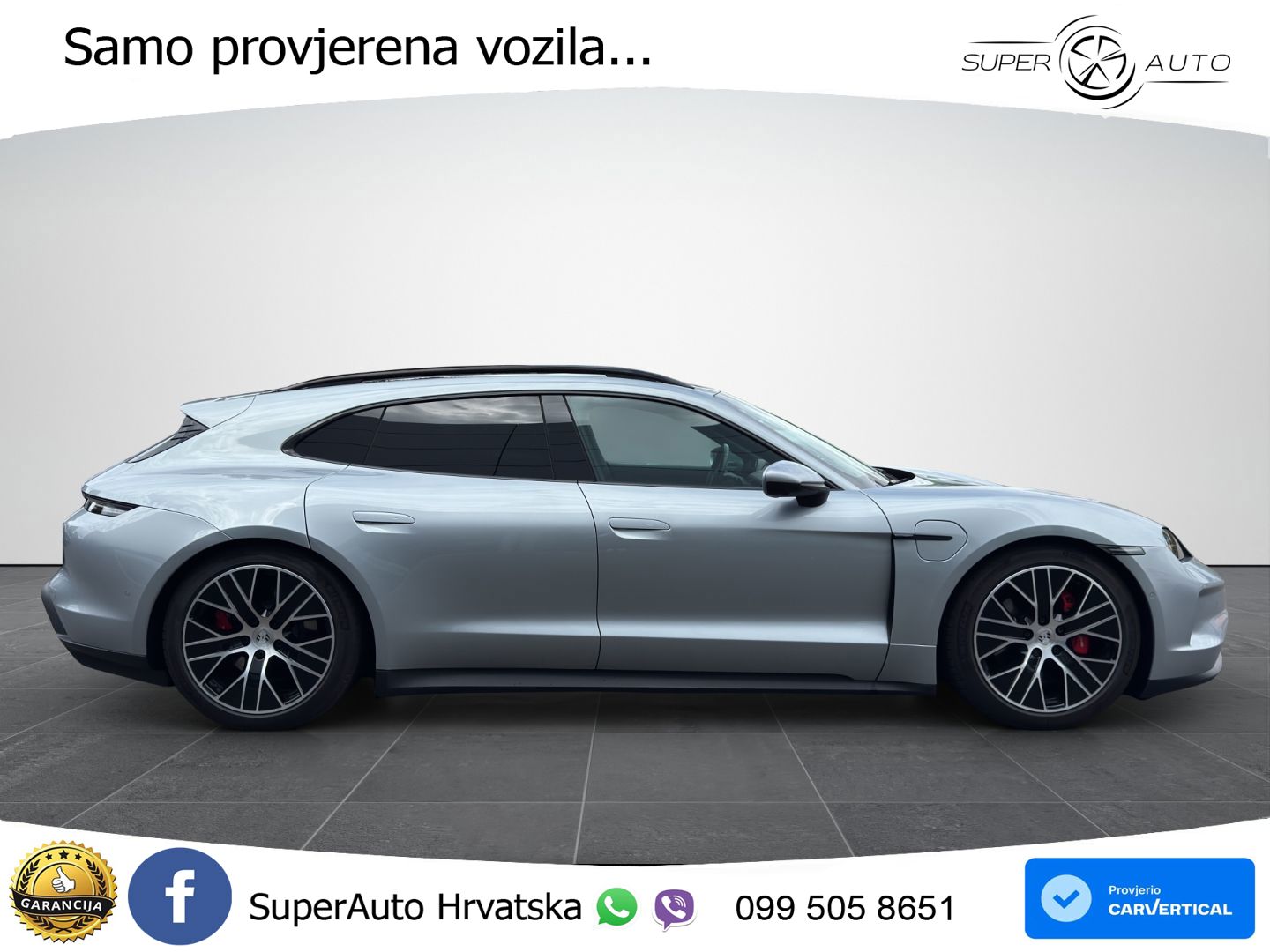 Porsche Taycan Sport Turismo 4S 105 kWh (598 KS)