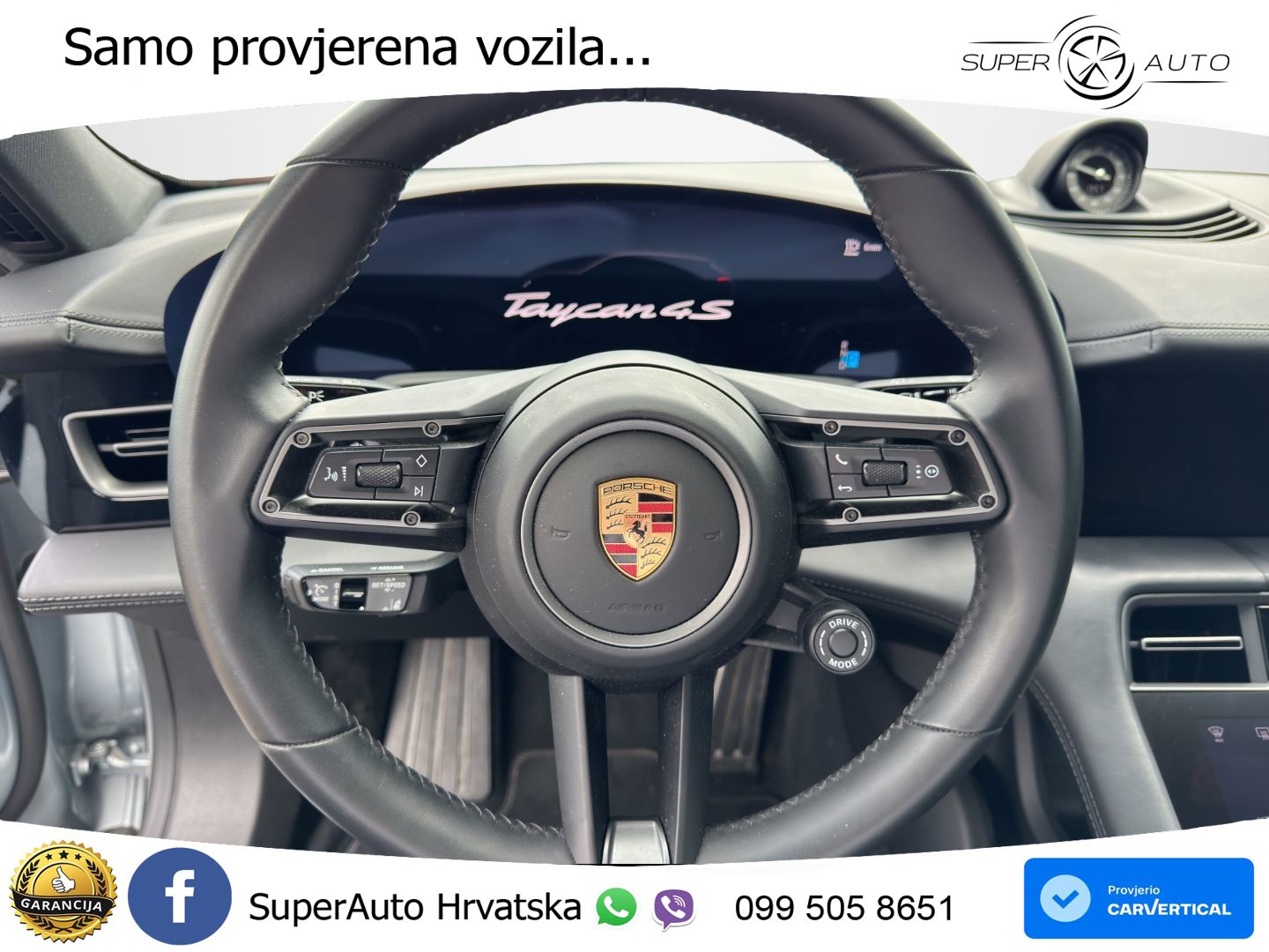 Porsche Taycan Sport Turismo 4S 105 kWh (598 KS)