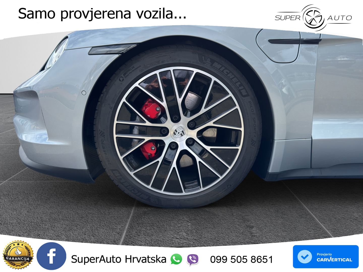 Porsche Taycan Sport Turismo 4S 105 kWh (598 KS)