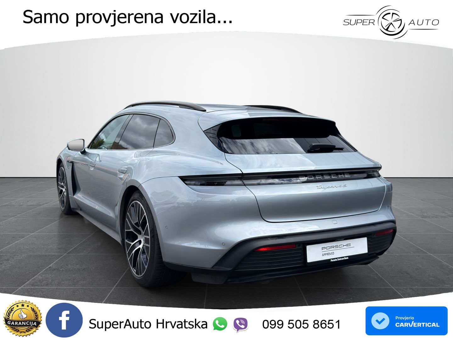 Porsche Taycan Sport Turismo 4S 105 kWh (598 KS)