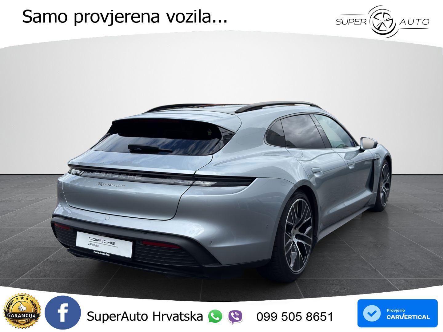 Porsche Taycan Sport Turismo 4S 105 kWh (598 KS)