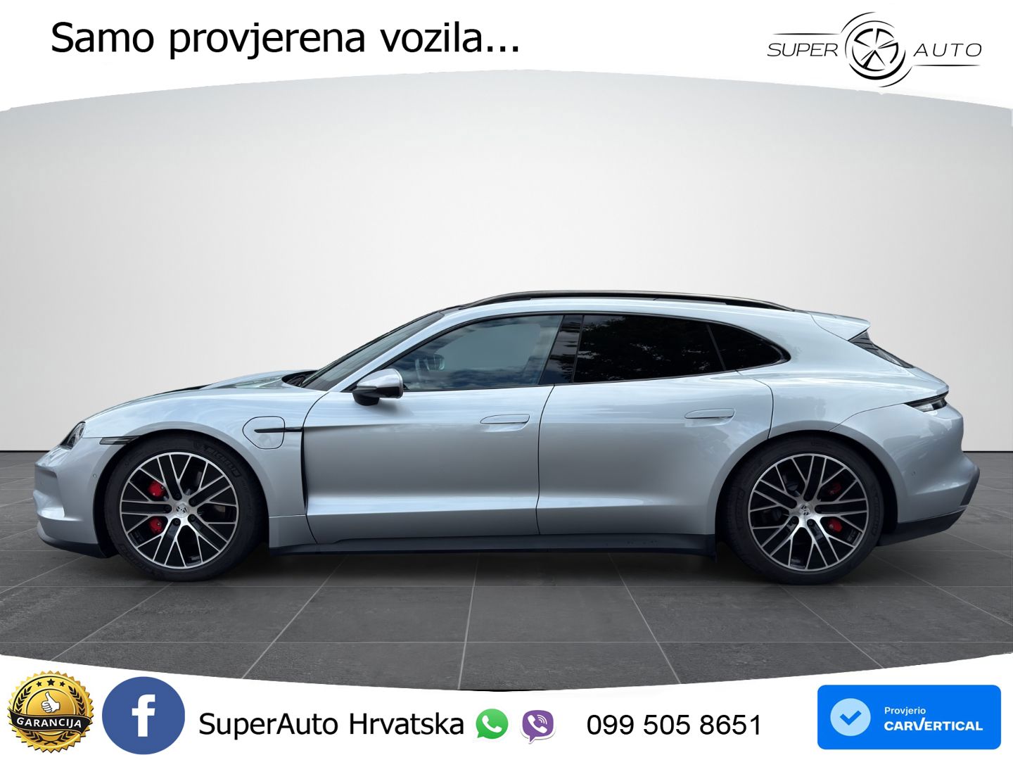 Porsche Taycan Sport Turismo 4S 105 kWh (598 KS)