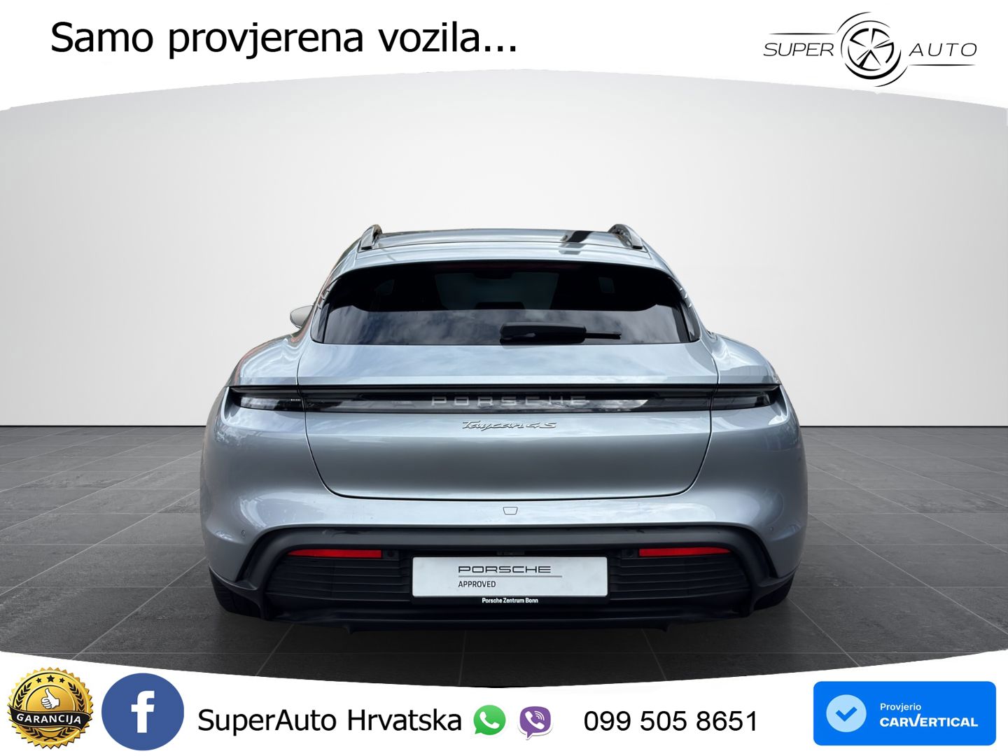 Porsche Taycan Sport Turismo 4S 105 kWh (598 KS)