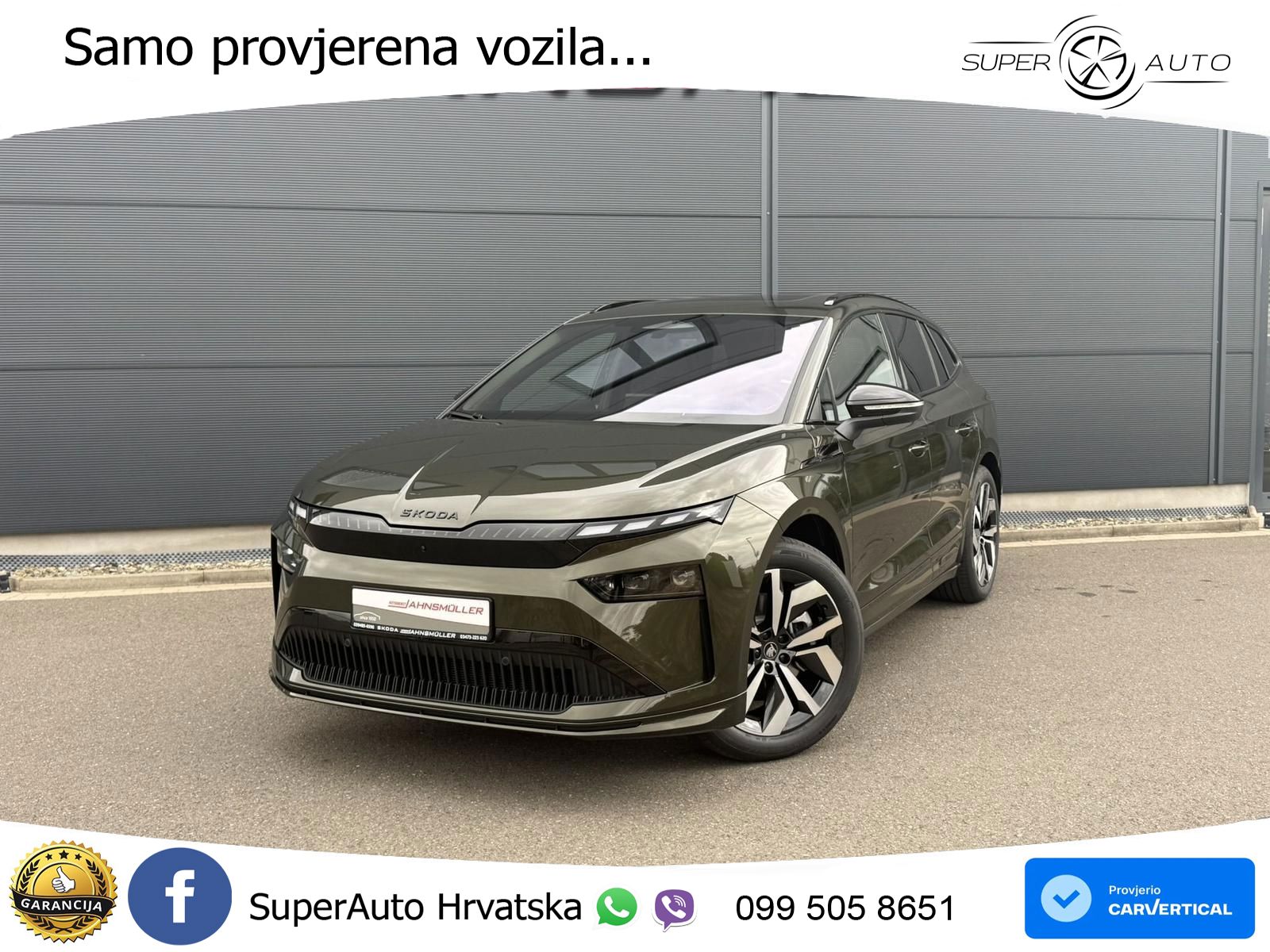 Škoda Enyaq 85 82 kWh (286 KS) SportLine LED+GR SJED+ACC