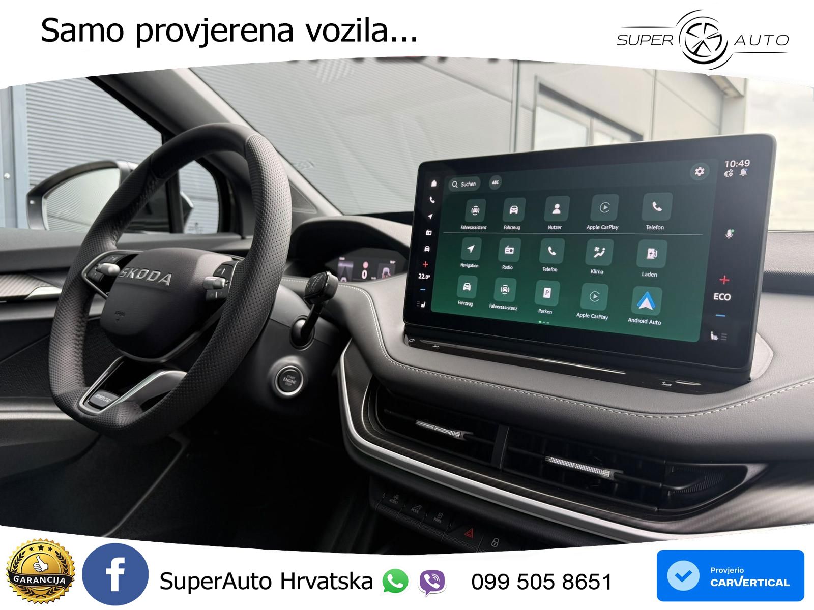 Škoda Enyaq 85 82 kWh (286 KS) SportLine LED+GR SJED+ACC
