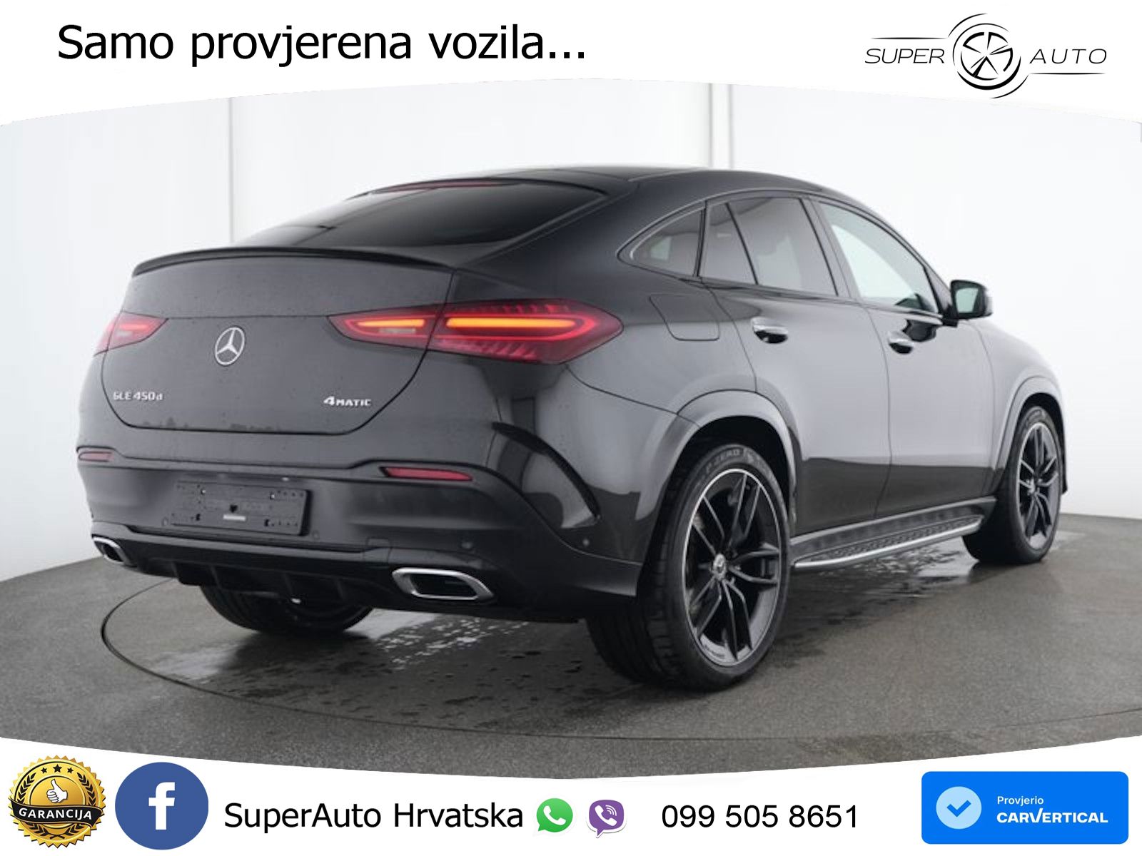 Mercedes GLE Coupe 450d (367 KS) EQ Boost 4MATIC 9G-TRONIC AMG LED+GR SJED+ACC