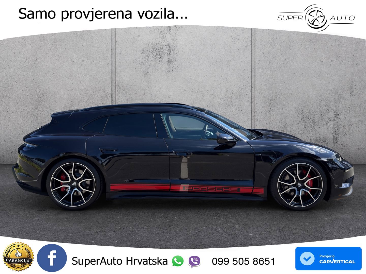 Porsche Taycan Sport Turismo 4S 105 kWh (598 KS)