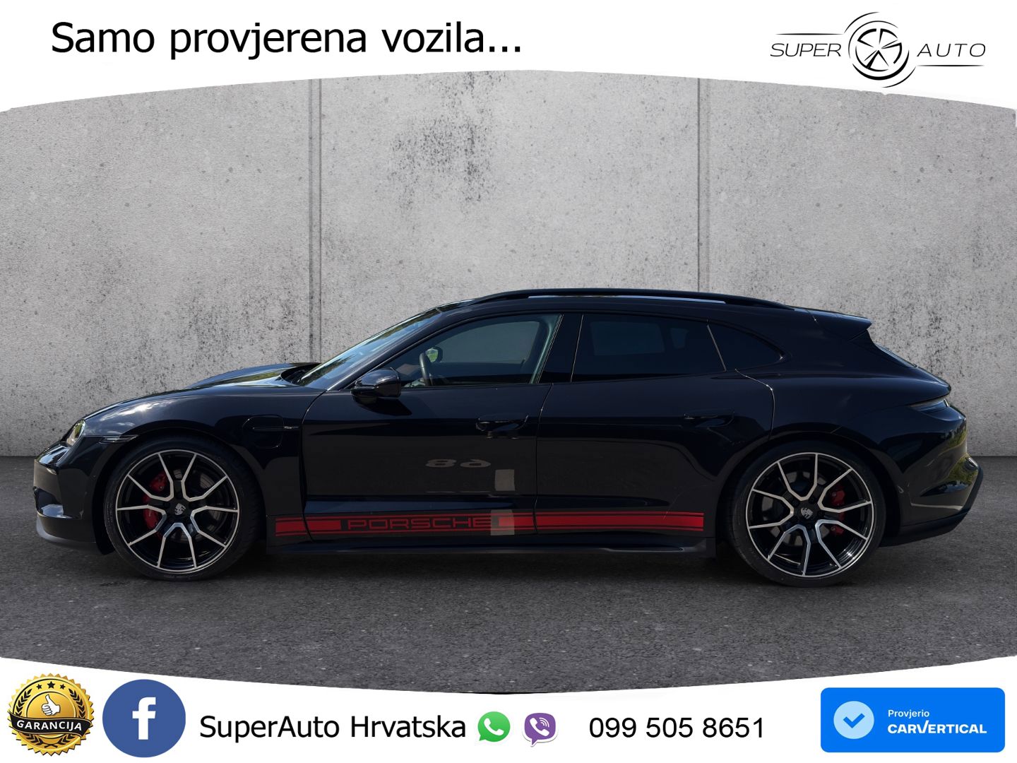 Porsche Taycan Sport Turismo 4S 105 kWh (598 KS)