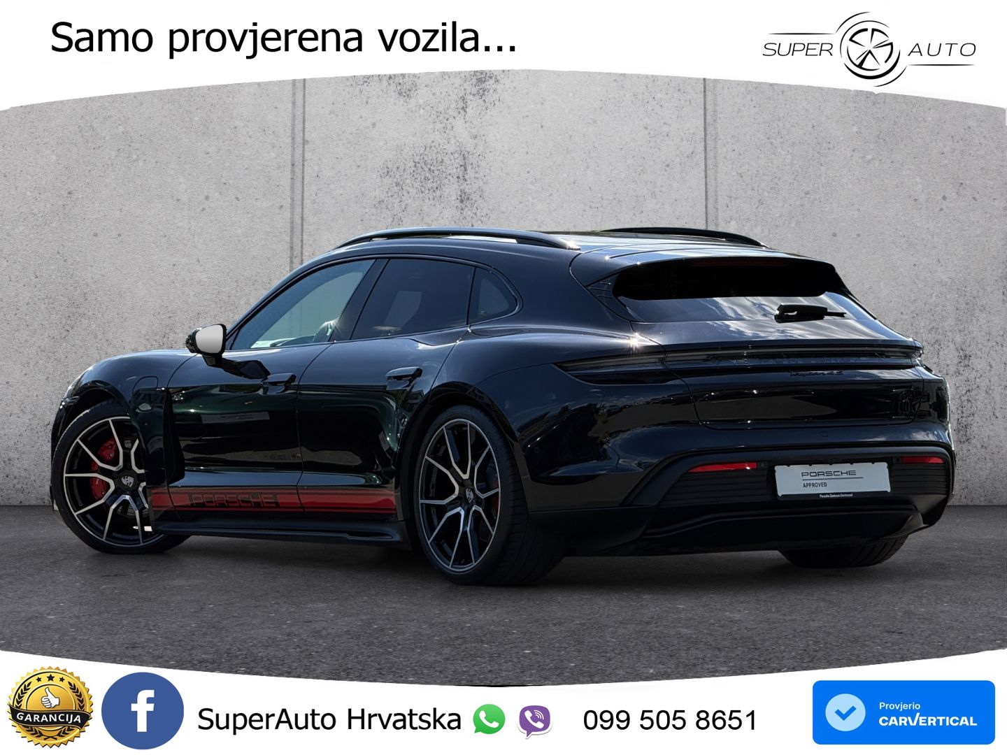 Porsche Taycan Sport Turismo 4S 105 kWh (598 KS)