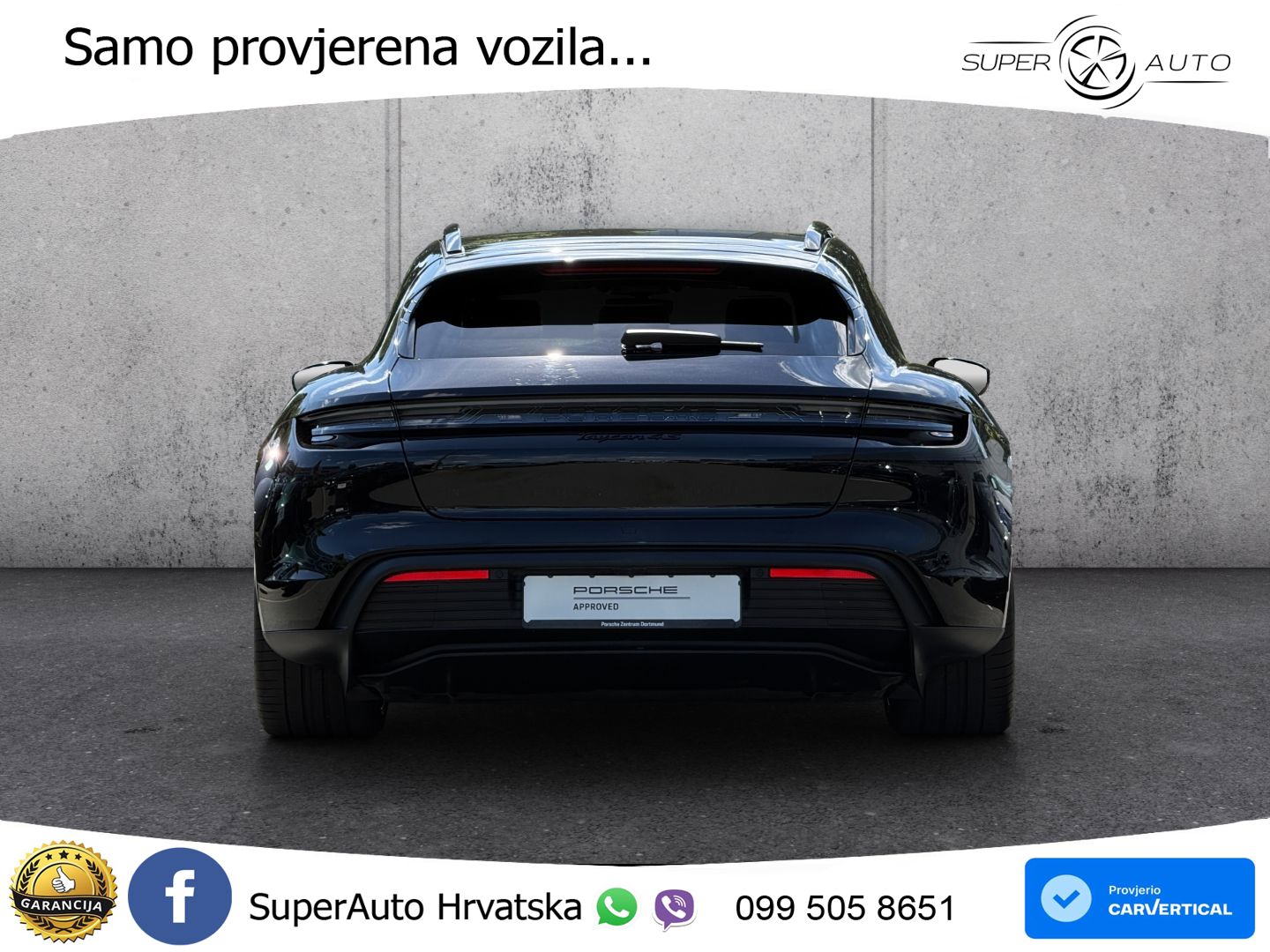 Porsche Taycan Sport Turismo 4S 105 kWh (598 KS)