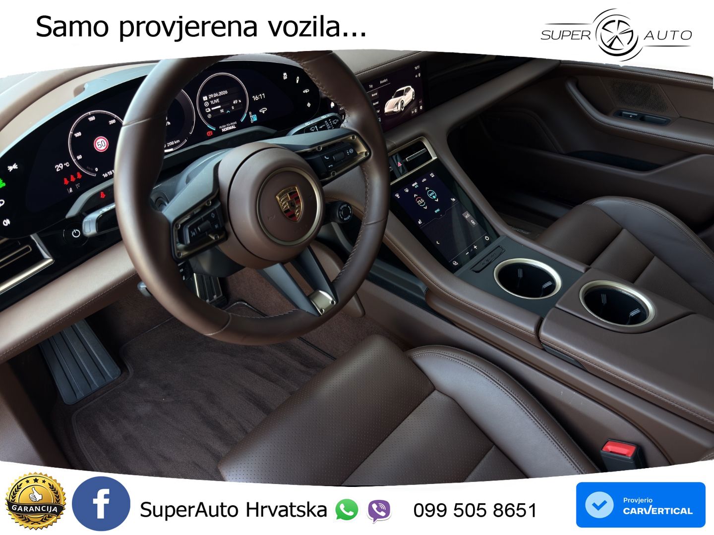 Porsche Taycan Sport Turismo 4S 105 kWh (598 KS)