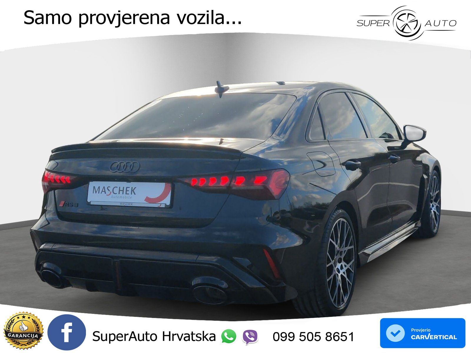 Audi RS3 Sedan 2.5 TFSI (400 KS) quattro S tronic LED+GR SJED+ACC