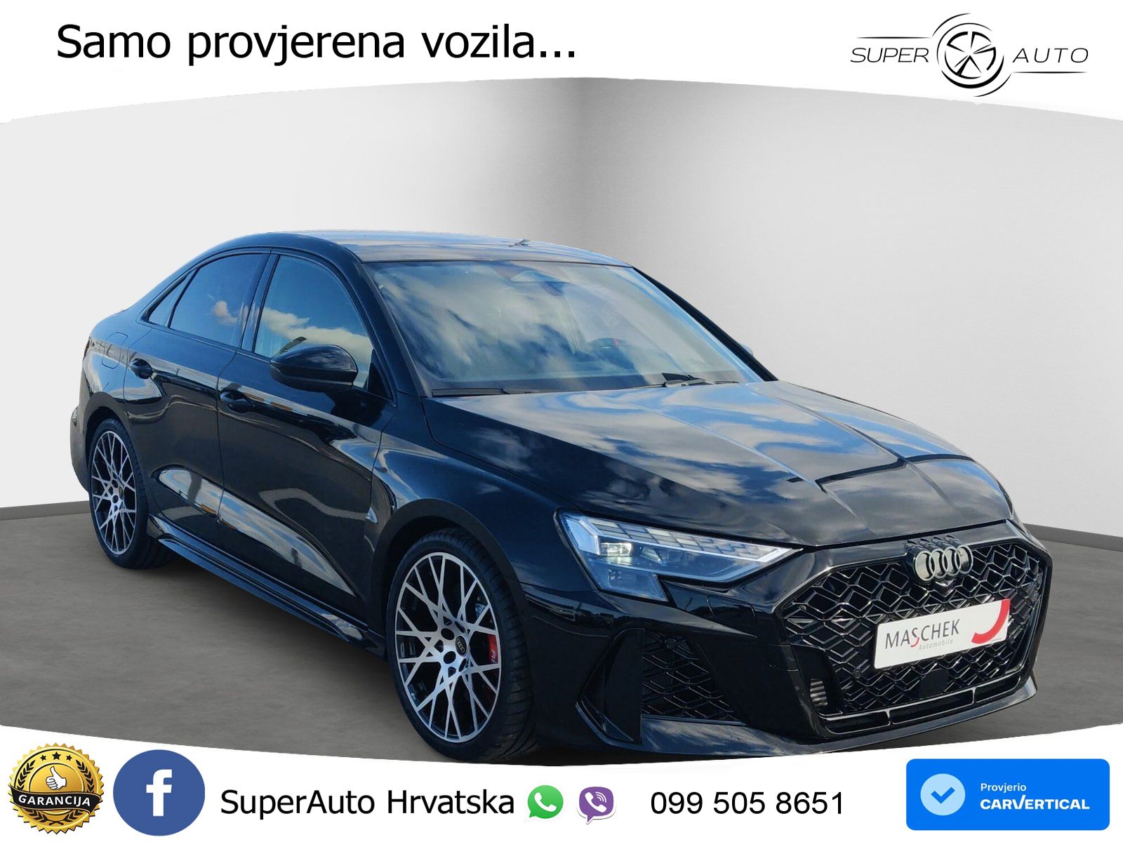 Audi RS3 Sedan 2.5 TFSI (400 KS) quattro S tronic LED+GR SJED+ACC