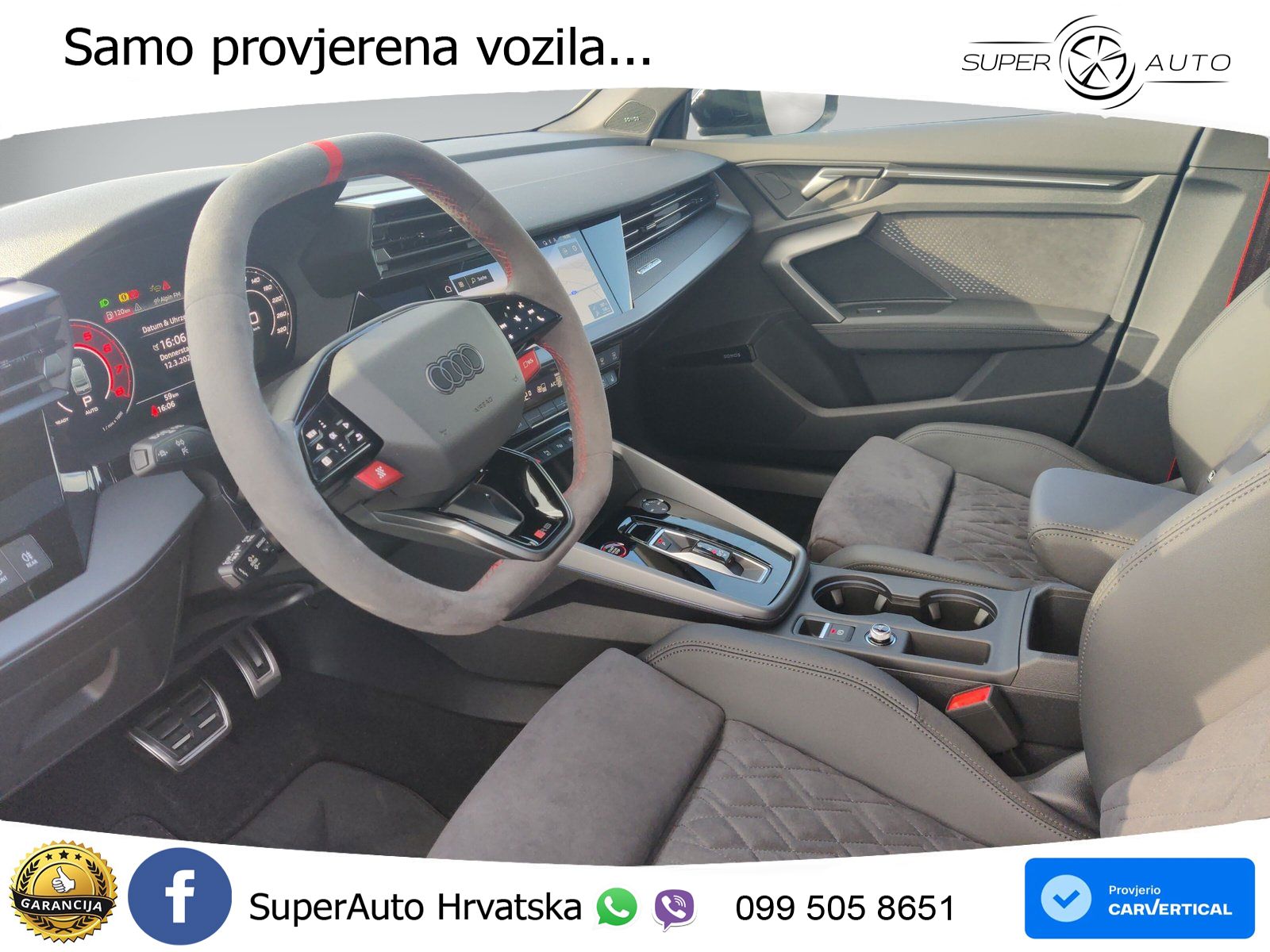 Audi RS3 Sedan 2.5 TFSI (400 KS) quattro S tronic LED+GR SJED+ACC