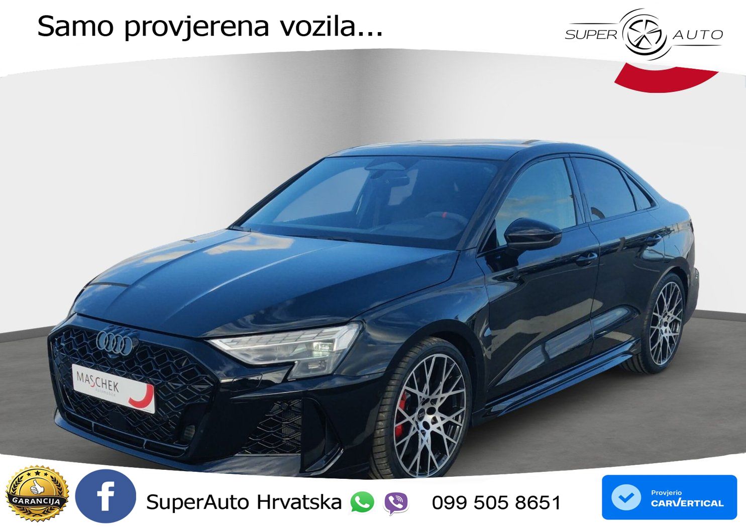Audi RS3 Sedan 2.5 TFSI (400 KS) quattro S tronic LED+GR SJED+ACC