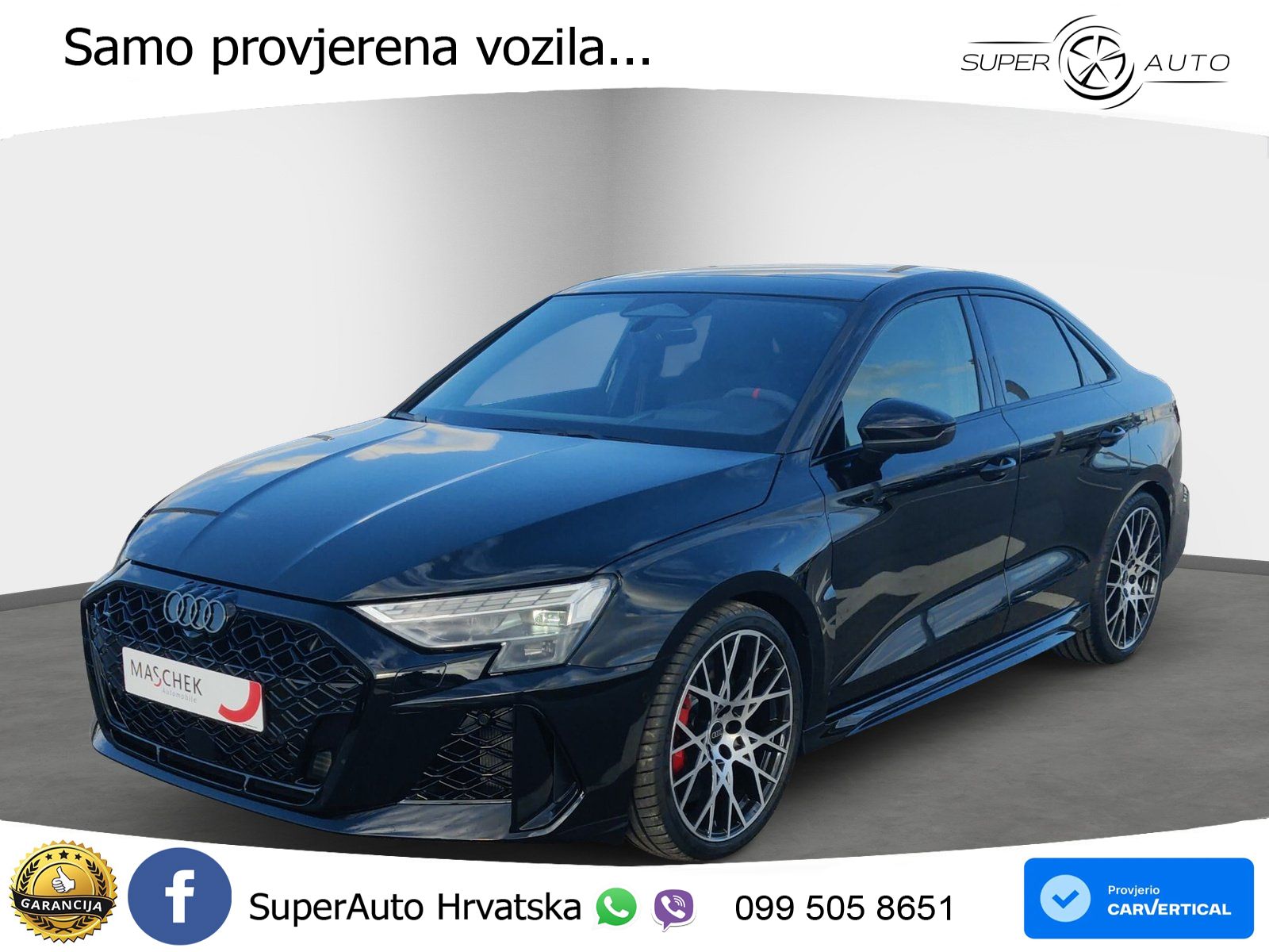 Audi RS3 Sedan 2.5 TFSI (400 KS) quattro S tronic LED+GR SJED+ACC