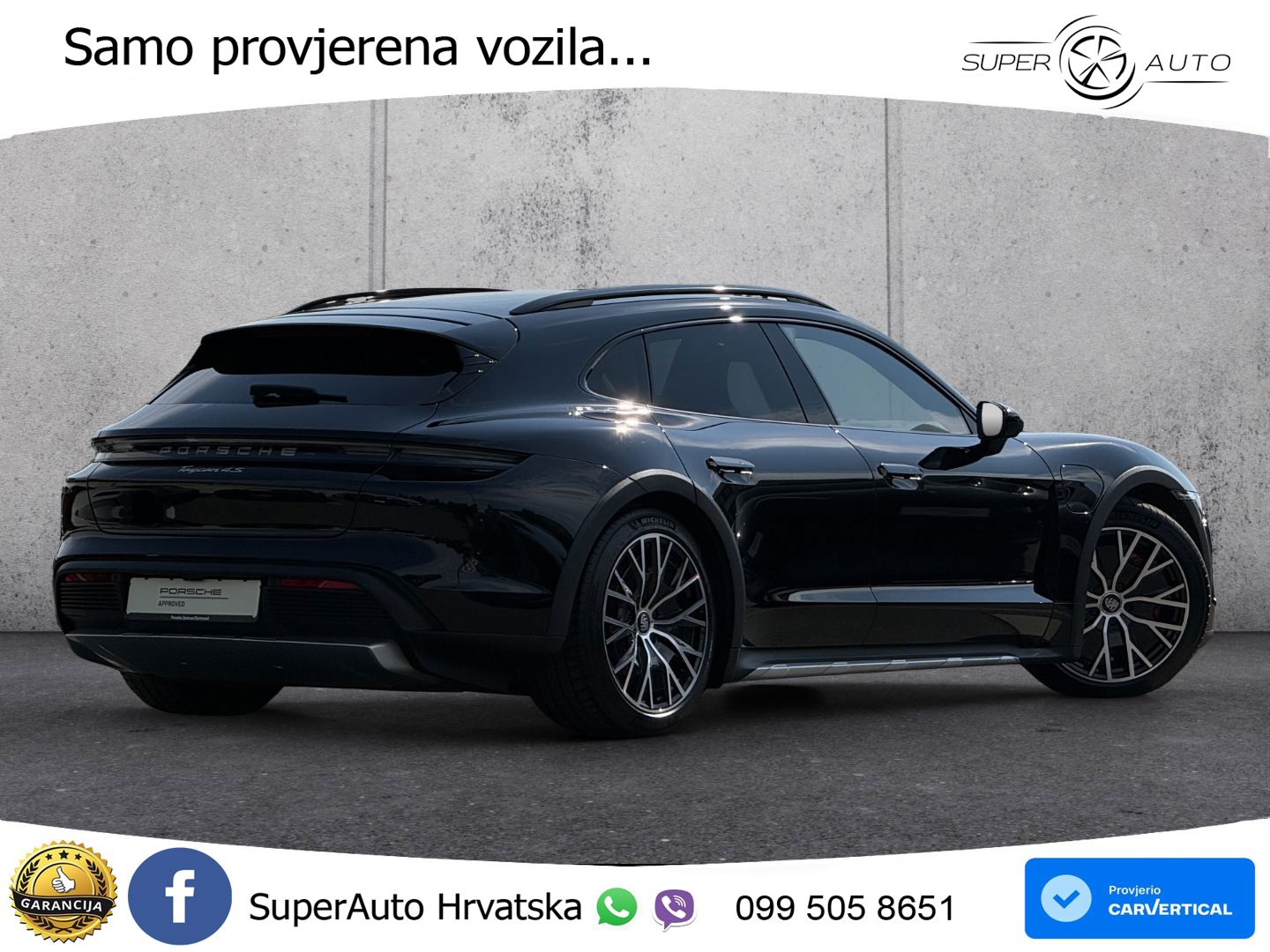 Porsche Taycan Cross Turismo 4S 93.4 kWh (571 KS)