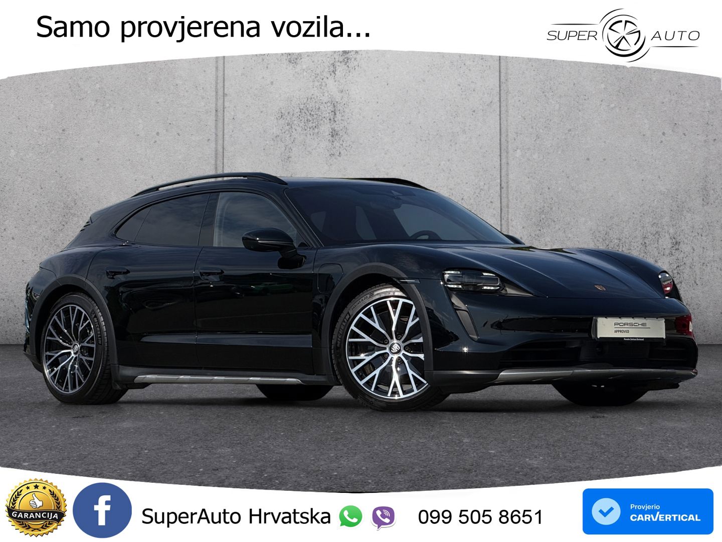 Porsche Taycan Cross Turismo 4S 93.4 kWh (571 KS)