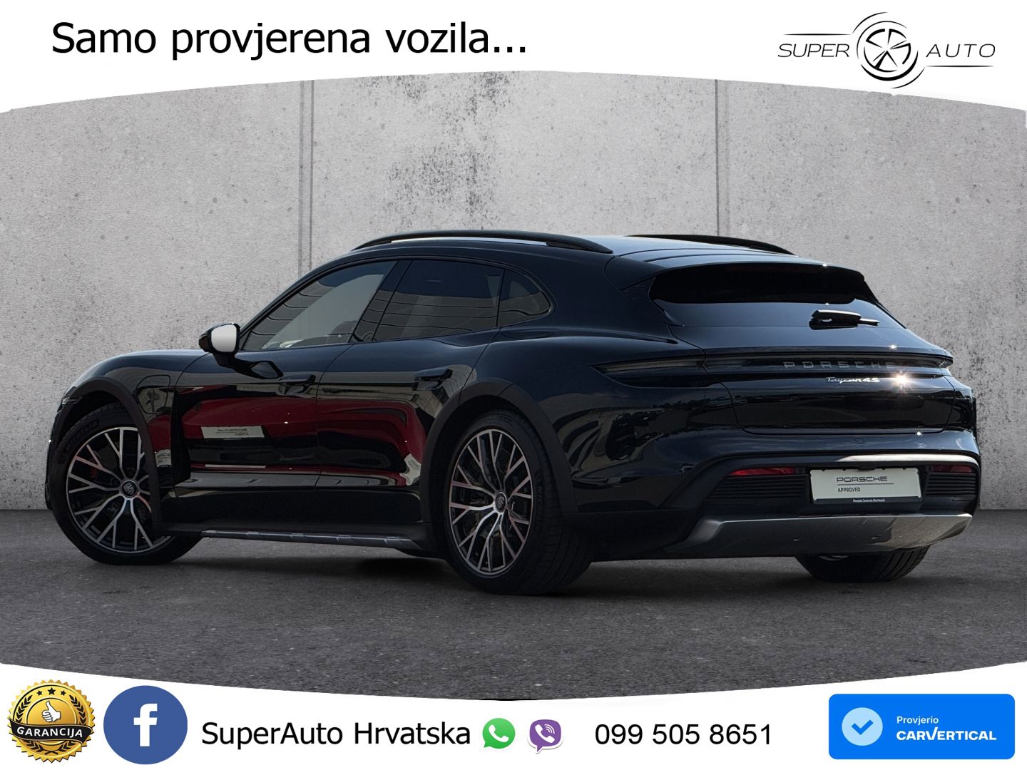 Porsche Taycan Cross Turismo 4S 93.4 kWh (571 KS)