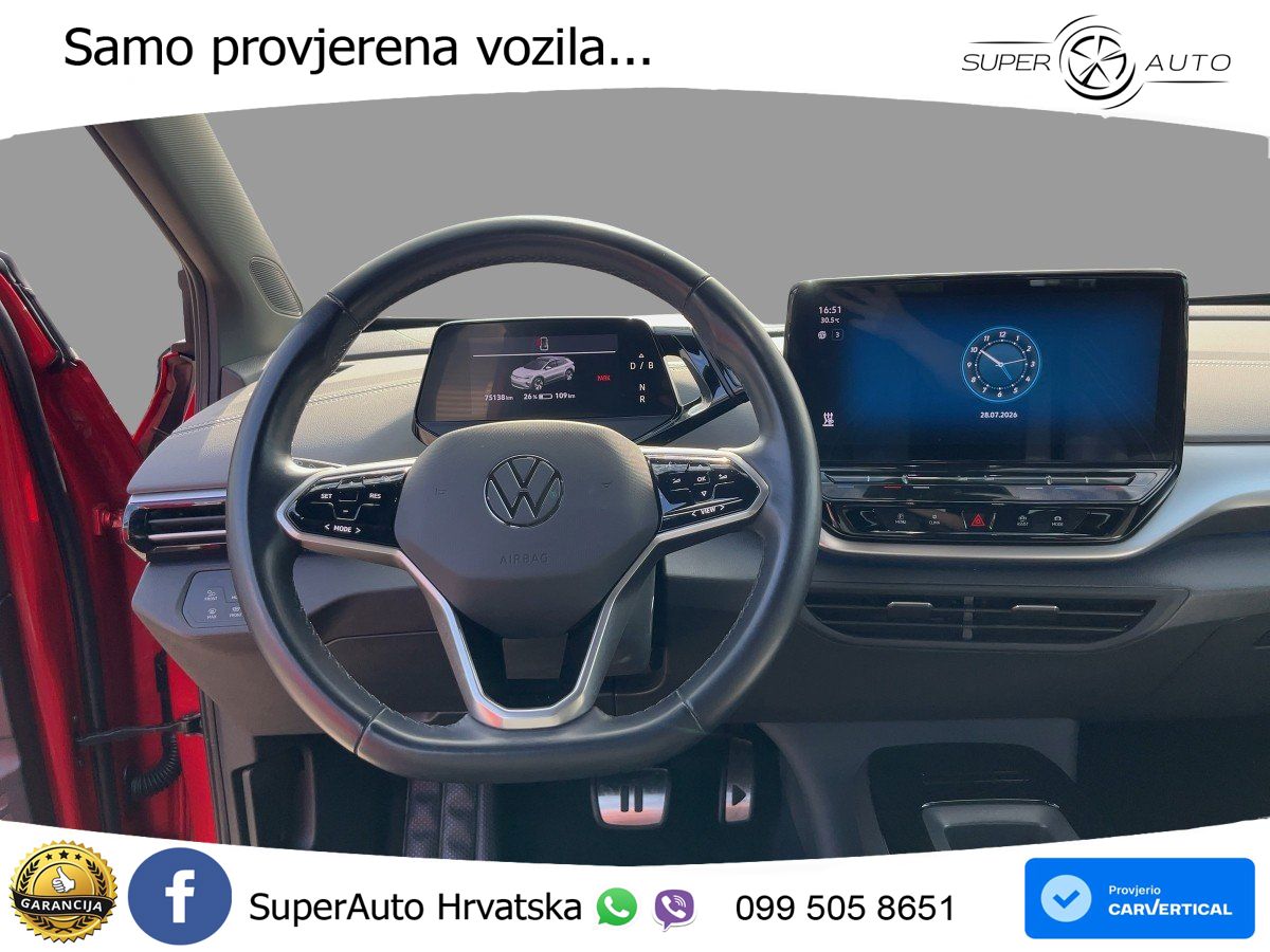Volkswagen ID.4 Pro Performance 82 kWh (204 KS)