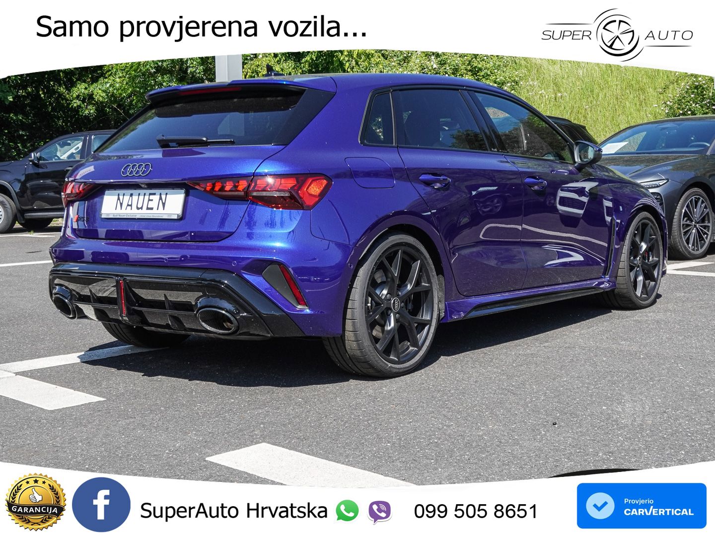 Audi RS3 Sedan 2.5 TFSI (400 KS) quattro S tronic LED+GR SJED+ACC