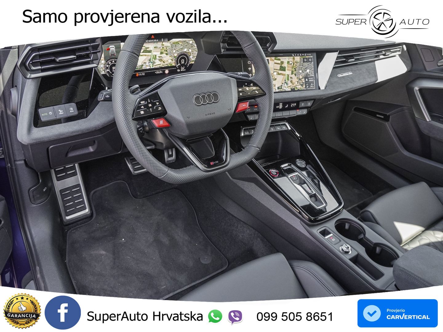 Audi RS3 Sedan 2.5 TFSI (400 KS) quattro S tronic LED+GR SJED+ACC