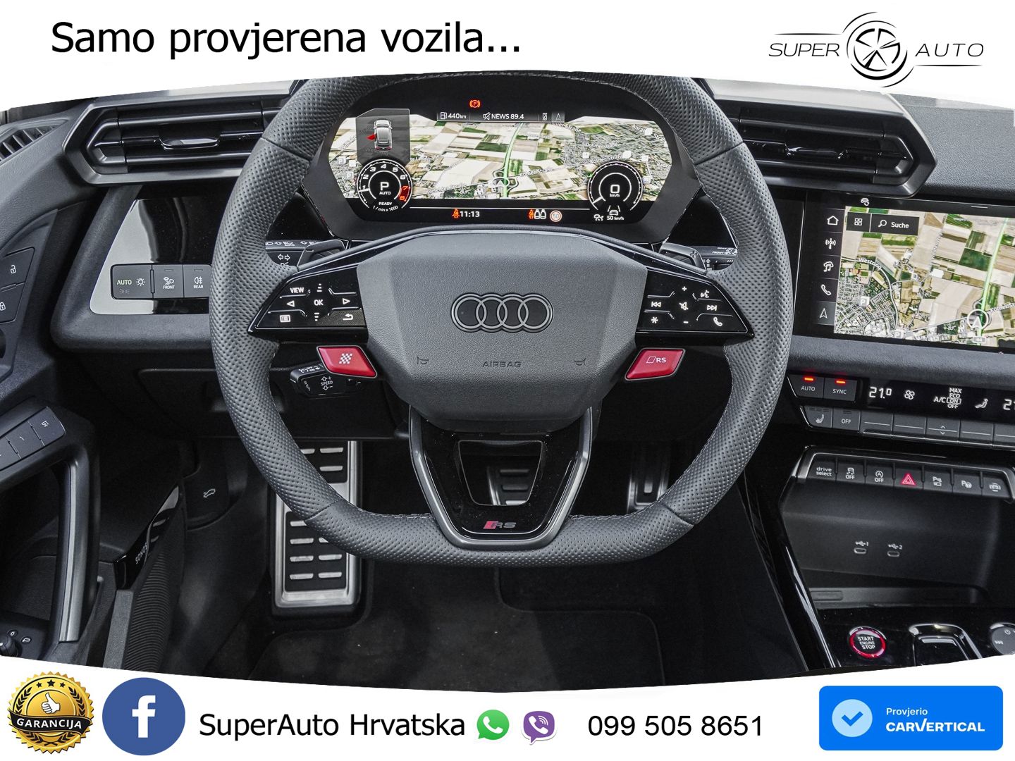 Audi RS3 Sedan 2.5 TFSI (400 KS) quattro S tronic LED+GR SJED+ACC