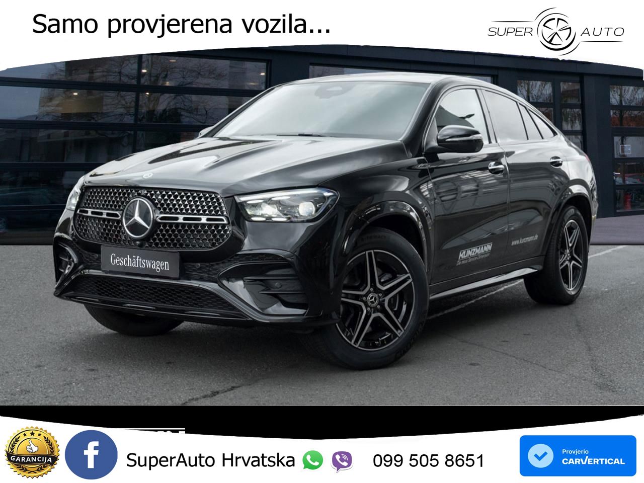 Mercedes GLE Coupe 300d (269 KS) EQ Boost 4MATIC 9G-TRONIC AMG LED+GR SJED+ACC