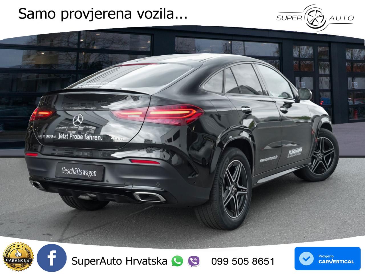 Mercedes GLE Coupe 300d (269 KS) EQ Boost 4MATIC 9G-TRONIC AMG LED+GR SJED+ACC
