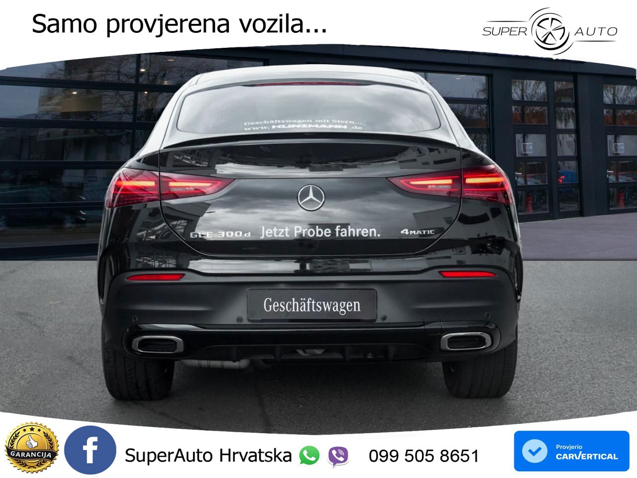 Mercedes GLE Coupe 300d (269 KS) EQ Boost 4MATIC 9G-TRONIC AMG LED+GR SJED+ACC