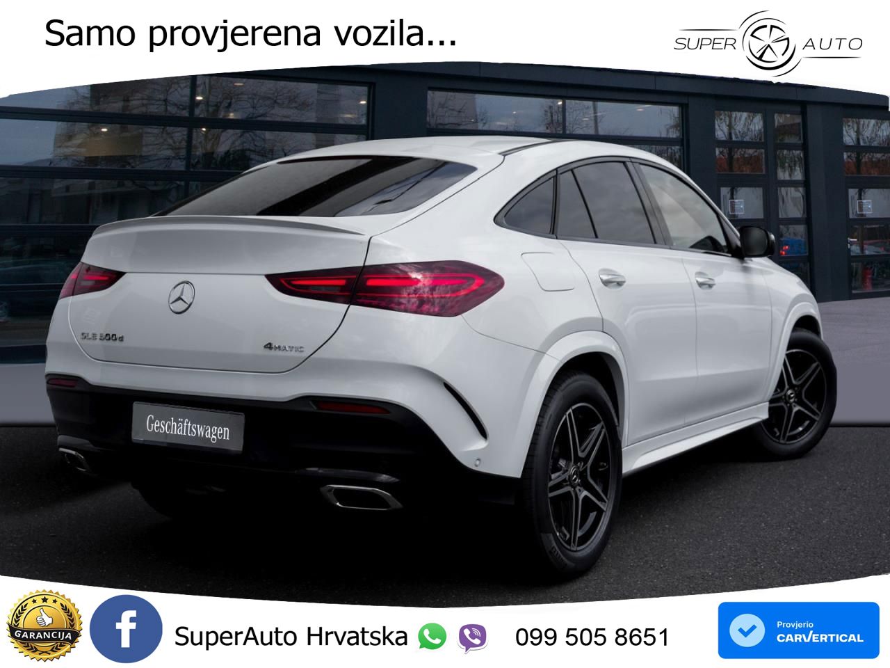 Mercedes GLE Coupe 300d (269 ks) EQ Boost 4MATIC 9G-TRONIC AMG LED+GR SJED+ACC