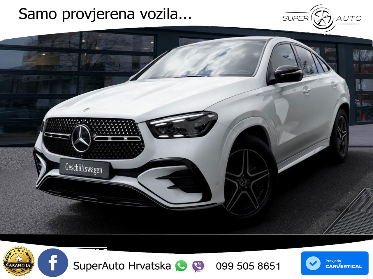 Mercedes GLE Coupe 300d (269 ks) EQ Boost 4MATIC 9G-TRONIC AMG LED+GR SJED+ACC