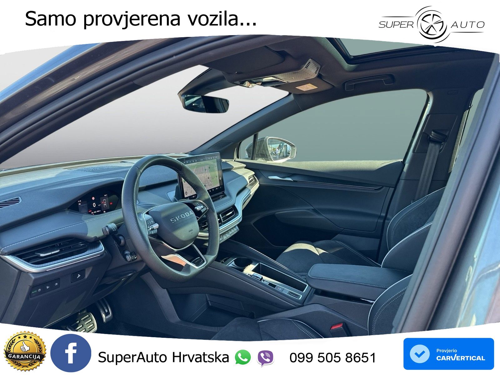 Škoda Enyaq 85 82 kWh (286 KS) SportLine LED+GR SJED+ACC