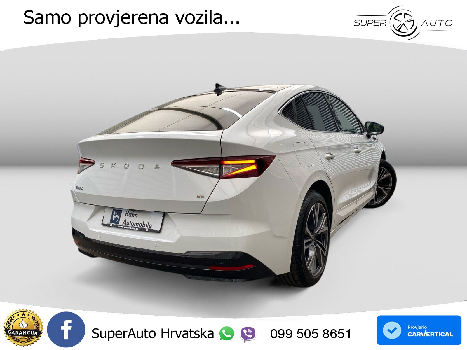 Škoda Enyaq Coupe iV 85 82 kWh (286 KS) LED+GR SJED+ACC
