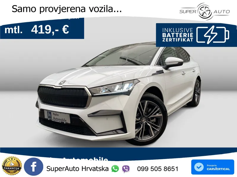 Škoda Enyaq Coupe iV 85 82 kWh (286 KS) LED+GR SJED+ACC