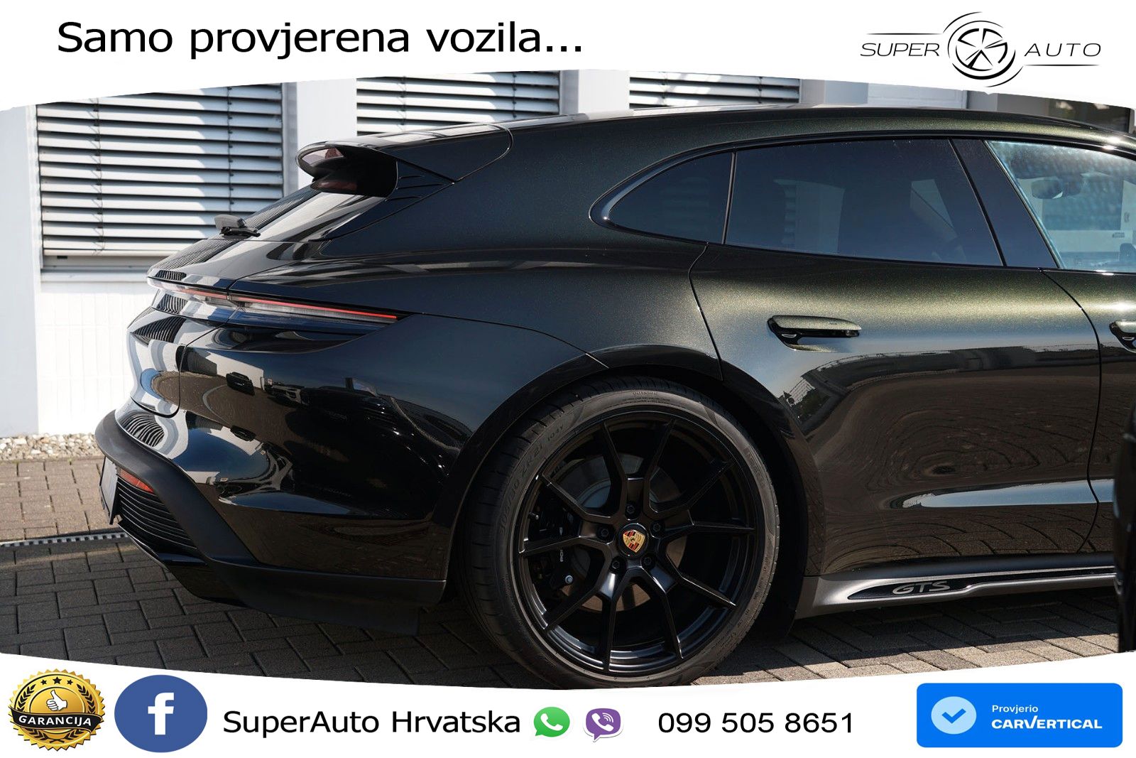 Porsche Taycan Sport Turismo GTS Performance Plus 93.4 kWh (598 KS)